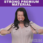MIZGI All Black Velvet Hangers 30 Pack,Premium Flocked Clothes Non-Slip Felt,Sturdy Black Hangers Heavy Duty Coat,Durable Suit Hanger for Space Saving, No Hanger Marks