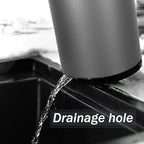 Kitchen Utensil Holder for Countertop 360° Rotating Utensil Caddy Extra Large Utensil Crock Cooking Utensil Holder for Kitchen Counter (Dark Grey)