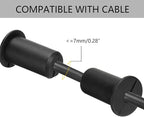 Starlink Cable Routing Kit for 3/4 Inch Wall Hole, 2Pcs Silicon Wall Grommet for Starlink Ethernet Cable Wall Pass Through, Starlink Cable Routing Accessories,Black