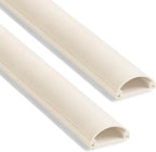ZhiYo Cord Covers for Wires on Wall, 85in(6 x L14.2in) Cable Hider for Hiding 1-2 Cables, PVC Wire Covers for Cords on Wall Mount TV in Home or Office, Beige W1in x H0.41in