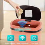 PayLessHere | 13 Gallon Plastic Trash Can | Pink | Automatic Touchless Lid with Motion Sensor | Kitchen Garbage Can with Waterproof Design | for Home, Office, Bathroom | Pack of 2