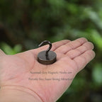 Neosmuk Magnetic Hooks, Cruise Ship Essentials, 80lb+ Heavy Duty Magnetic Hooks for Cruise Cabins, Refrigerator, Grill, Hanging, and Travel | Extra Strong Must-Haves Magnet Hook,Brown
