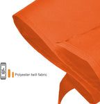 Orange Plain Bib Aprons Bulk in Big Size for Women Men Adult Chef Restaurant Cooking Baking Painting BBQ(Orange-12 pcs)