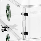 EarlyGrow 24" x 15" x 12.75" Domed Propagator with 2 Height Extenders and Locking Clip Set, Green