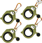 Zip Tie Holder Organizer Cable Tie Organizer Holder for Tool Belt Strong Efficient Solution for Electrician Zip Ties Holder Reusable Portable Safety(Green, 4 Pack)