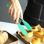 HINMAY Mini Tongs with Silicone Tips 7 Inches Silicone Cooking Tongs, Set of 3 (Mint)