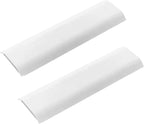Cable Concealer Cord Cover, Airlxf 2 PCS Self-Adhesive Wall Cable Covers with 4 PCS Double-side Tapes for TV Computer Office Theater (White)