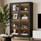 IDEALHOUSE Glass Display Cabinet
