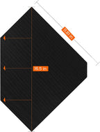 Homode Corner Floating Shelves, Corner Shelves Wall Mounted