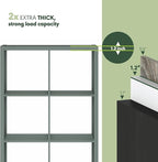 Furinno Cubicle Book Shelf, 8-Cube Bookshelf, Extra Thick Frame Horizontally &
