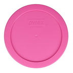 Pyrex 7201-PC Round 4 Cup Storage Lid for Glass Bowls (1, Berry Pink)