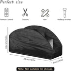 BIBELUN TV Remote Control Holder with 5 Compartments, Bedside Table Remote Caddy, Desktop Storage Box Organizer/Tray to Store Pen, Controllers, Media Player, Cosmetics, Office Supplies, Home Décor