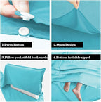 Sleeping Bag Liner,Travel Sheet & Adult Sleep Sack, Camping Sheets Travel Sleep Sack for Backpacking,Hotels & Hostels -Lightweight Single &Double Travel Sheet Camping Sheets