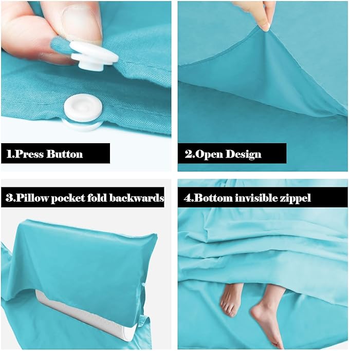 Sleeping Bag Liner,Travel Sheet & Adult Sleep Sack, Camping Sheets Travel Sleep Sack for Backpacking,Hotels & Hostels -Lightweight Single &Double Travel Sheet Camping Sheets