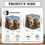 Kitchen Aid Stand Mixer Covers Highland Cow Sunflower Kitchen Appliance Dust Covers Protective Compatible with 6-8 Quart Kitchen Aid Stand Mixer