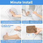 Diesisa 2pc Acrylic Wall Mount Organizer, Adhesive Cabinet Door Organizer,Acrylic Bathroom Shelves for Wall,No Drilling Hang Walls,with Self Adhesive Tape, for Bathroom, Kitchen, Living Room