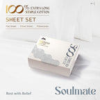 Mayfair Linen 100% Cotton Sheets California King Size Bed Set - 500 Thread Count Sheets Cal King Size 4 PC Set (White), Soft, Cooling, Hotel-Quality 16" Deep Pocket Cotton Bedsheet for Hot Sleepers