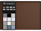 URMONA 34'' x 19'' Waterproof Silicone Under Sink Mat Cabinet and Counter Protector, Shelf Liner for Kitchen and Bathroom, Storage and Organizers, Litter Mat, Pet Cat Puppy Essentials(Brown)