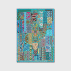 Vintage Boho Area Rugs Multicolor Ethnic Style Geometric Splicing Carpets Bedroom Living Room Kitchen Floor Mats Indoor Outdoor Non-Shedding Runner Rug Home Décor Carpet 1.3' X 2'