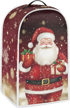Santa Claus Blender Cover for Kitchen Resistance Food Processor Dust Cover with Handle Easy Clean Coffee Machine Dust Protector Covers for Kitchen Countertop Christmas Decor