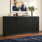 63'' Fluted TV Stand for TVs up to 75'', Modern Media Console