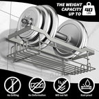 Shower Caddy Shelves Organizer Rack, 3 Pack Shower Caddy with Soap Holder, No Drilling Wall Mounted Self Adhesive Shower Shelves for Inside Shower, Paint Nickel