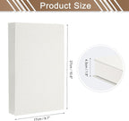uxcell Decorative Books, 10.6 x 6.7 Linen Fake Books for Decoration Faux Decor Book for Modern Aesthetic Home Office Coffee Table Shelf Desktop Display, Grey White