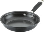 Anolon Advanced Home Hard Anodized Nonstick Frying Pan, 8.5 Inch – Small Non Stick Egg Pan, Durable Nonstick Skillet - Onyx