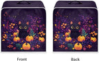Halloween Coffee Maker Cover Black Cat Coffee Machine Protector Dustproof Waterproof Appliance Covers