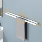 Alise Bath Towel Bar,Wall Mount 24 Inch Towel Holder,Towel Racks for Bathroom, Towel Rail for Lavatory,SUS304 Stainless Steel Hand Towel Hanger,White Finish
