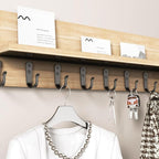 BREYDROK 20PCS Heavy Duty Metal Coat Hooks for Wall, Single Prong Hanging Hooks with 40 Screws for Towels, Backpacks, Hats & Dog Leashes