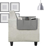 Non-Slip Armchair Caddy with Cup Holder Arm Rest Organizer TV Remote Control Holder Oxford Sofa Tray Chairs Couch Storage Arm Tidy Armrest Bag Bedside Space Saver Bag for Cellphone Magazines Glasses