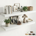 12 inch Deep Floating Shelves for Wall, 48 inch Wide Engineered Wood Wall