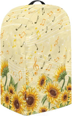 Blender Covers Kitchen Appliance Dust Cover Music Notes Sunflower Blender Protector Food Processor Protection Washable Coffee Maker for Kitchen Counter