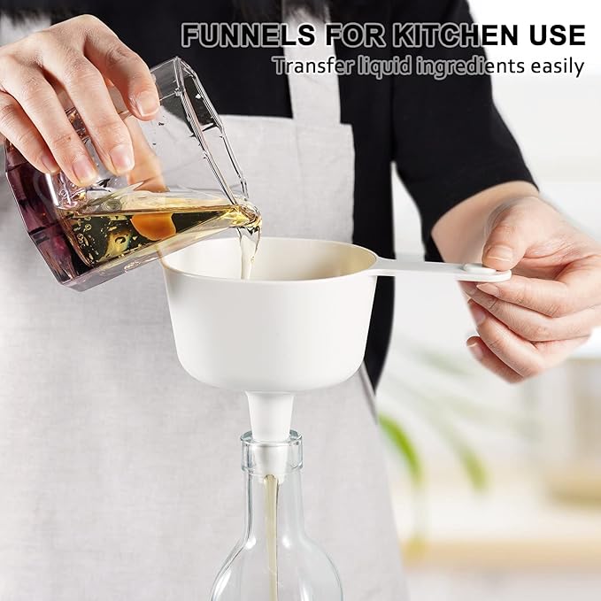 Measuring Cups and Spoons set 10 Pieces, Stackable Measuring Cup with Lid, Kitchen Cooking Baking Measuring Spoons Set for Liquid and Dry, BPA Free, Dishwasher Safe