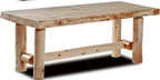 Live Edge Log Coffee Table — Rustic Furniture — Pine & Cedar Rustic Coffee Table