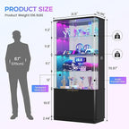 71" Tall RGB Display Cabinet