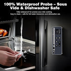 Smart Wireless Meat Thermometer with Display Base, WiFi & App