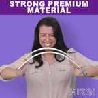 MIZGI Premium White Velvet Hangers, 60 Pack, Anti-Slip, Lightweight, Space Saving, Suitable for Coats, Shirts, Sweaters, Dresses, Pants, and More