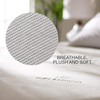 Twin Mattress Protector by PURE BAMBOO, Waterproof - Viscose Derived from Bamboo, Breathable, Noiseless Mattress Cover Protects Against Moisture, Spills, Stains (Twin)