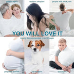 CHOKIT Full Mattress Topper, Extra Thick Pillow Top Mattress Pad for Back Pain Relief, Cooling Bed Topper Mattress Cover with 8-21 Inch Deep Pocket