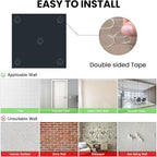 Full Length Wall Mirror Tiles, HD Glass Gym Mirror, Set of 12Pcs 12″×16″ Wall Mounted Mirrors for Home Gym, Dance Yoga Studio, Bedroom, Door