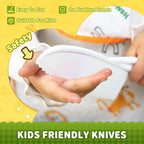 Kids Kitchen Tools,18 Pieces Toddler Cooking Sets Real-Montessori Cooking Set for Toddlers Kids Chef Set with Children Safe Knives Cutting