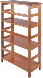 Winsome Studio 3-Tier Bookshelf, Classic Display Bookcase, Functional & Stylish