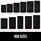 GORILLA GRIP Bath Rug Mat 30x20, Thick Soft Absorbent Chenille, Quick Dry Microfiber Mats, Rubber Backing Washable Shower Floor Rugs, US Designed Bathroom Bathmat Home Decor Accessories, Black