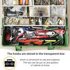 125 Pcs Heavy Duty Picture Hanging Kit With Nails for Wooden/Drywall - Professional Hangers for Canvas, Office Pictures, Clock, House Decoration - Holds 10-100 lbs