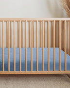Bassinet Sheet for Baby Boy and Girl, Fitted Sheets for Rectangle, Oval, Hourglass Bassinet Mattress, Muslin Moses Basket Sheets with Neutral Style (Costume Blue)