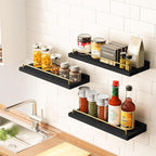 RYOFOBETTO Floating Shelves for Wall Decor, Living Room, Picture Frames