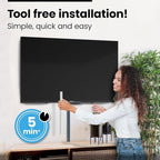 EVEO Cable Hider Wall 306” - Cable Raceway Cord Hider - Wire Covers for Cords on Wall, Cord Cover, Wall Cable Hider, Cable Concealer, Wire Hiders for TV on Wall - 20X (L16 W0.95 H0.5) - Medium | Beige