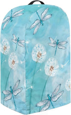 Blue Dandelion Flower Drawstring Blender Dust Cover for Kitchen Small Appliance, Anti Fingerprint Oil-proof Dust Proof Stand Mixer Cover Juicer Cover Soy Milk Machine Covers for Women Gift